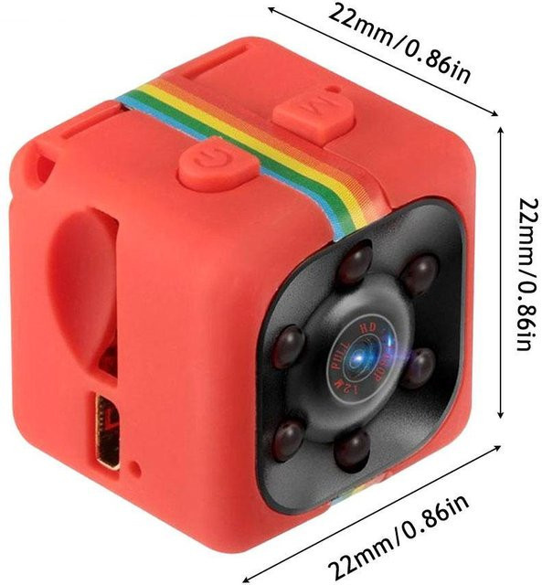 Neoglint Mini-HD-Videokamera mit IR-Nachtsicht und DVR-Recorder in Schwarz - Bild 1