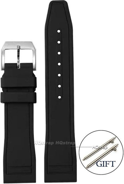 HQstrap Uhrenarmband Kunststoff, Schwarz, Unisex - Bild 1