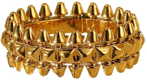 Ringe Edelstahl, brown, Unisex, Verlobung - Bild 1