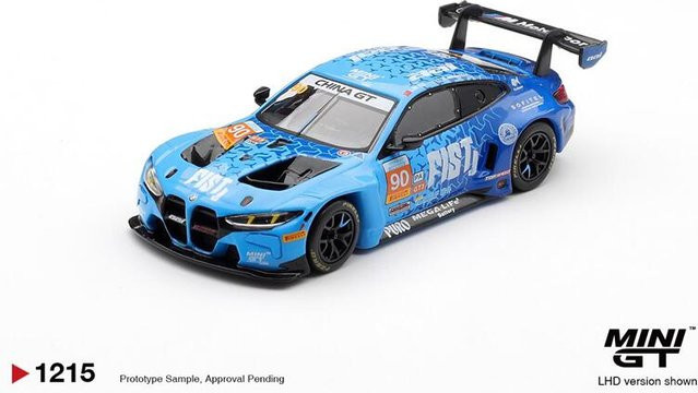 MINIGT M4 GT3 EVO # 90 FIST Team AAI 2025 China GT LHD, Druckguss-Modellauto, 1:64 - Bild 1