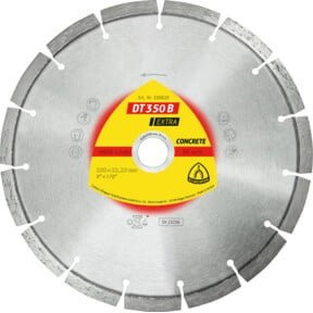 Klingspor DT 350 B Diamanttrennscheibe für Beton in Silber, Durchmesser: 150 mm, Breite: 2,4 mm, Bohrung: 22,23 mm - Bild 1