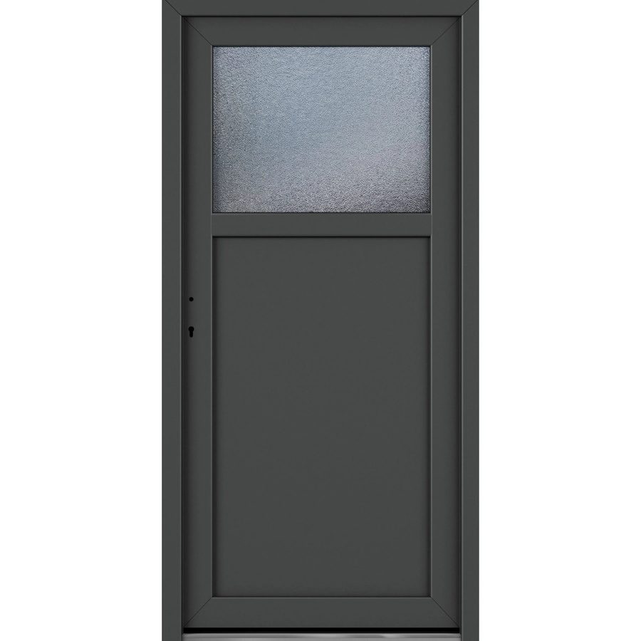 Roro Nebeneingangstür OKE 1154 Kunststoff in Weiß-Anthrazit, B: 88 cm, H: 198 cm, DIN L - Bild 2