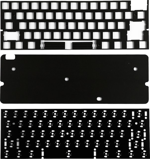 YMDK Poron Sound Silence Foam für mechanische Tastaturen, Schwarz - Bild 1