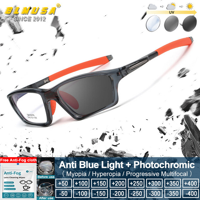 BLMUSA Sportbrille Pilotenstil, Herren, Vollrand, Schwarz, Kunststoff - Bild 1