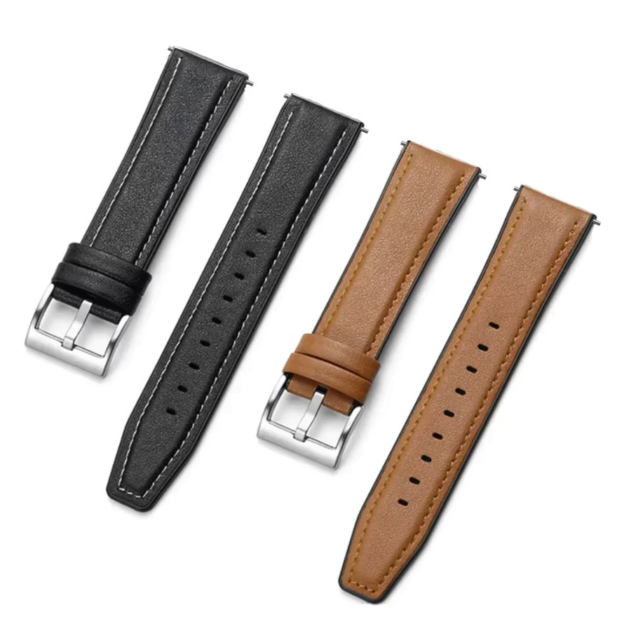 FIFATA Uhrenarmband Silikon, Schwarz, 22 mm, Unisex - Bild 1
