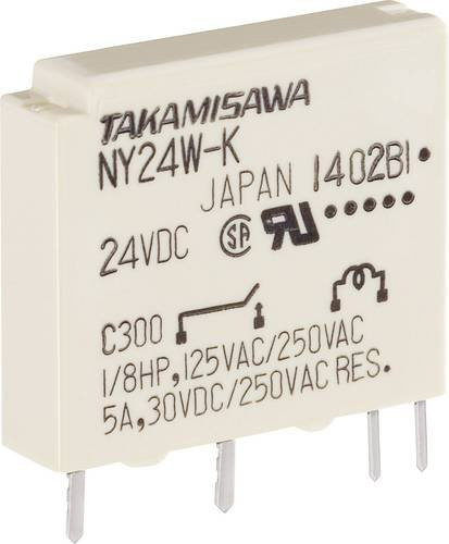 Takamisawa NY-05W-K-IE Printrelais 5 V/DC 5A 1 Schließer in Weiß - Bild 1