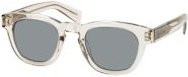 Saint Laurent SL 746 Sonnenbrille, Vollrand, quadratisch, Unisex, Kunststoff, beige, grey, transparent - Bild 1