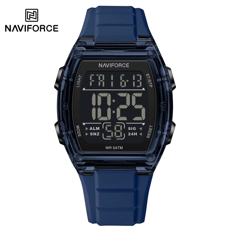 NAVIFORCE Digitaluhr, Silikon, Schwarz, Herren - Bild 7