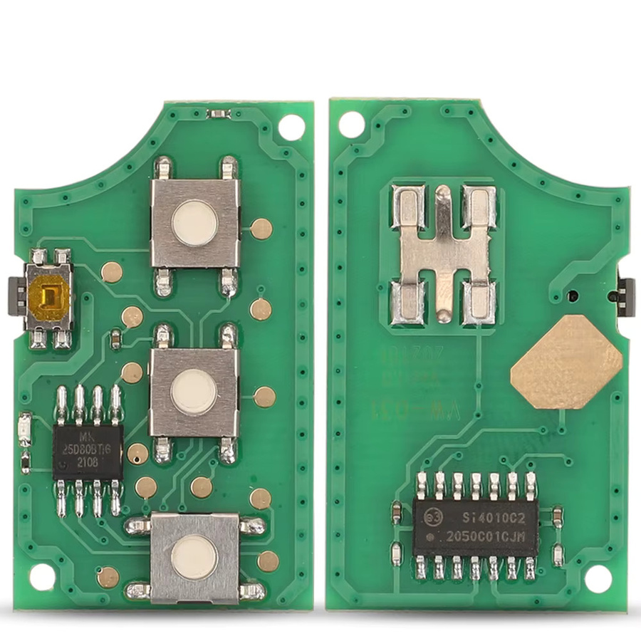 Jingyuqin Smart-Fernbedienung Autoschlüssel 315MHz ID48 für VW Rabbit Jetta CC Golf Eos GTI R32 in Schwarz (1K0959753P) - Bild 5