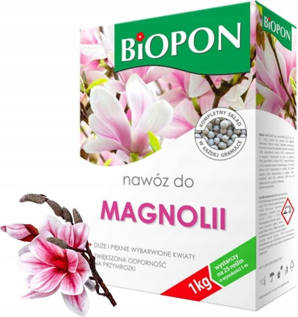 Bros Magnolien-Dünger Granulat für gesundes Wachstum und üppige Blüte, 1 kg - Bild 1