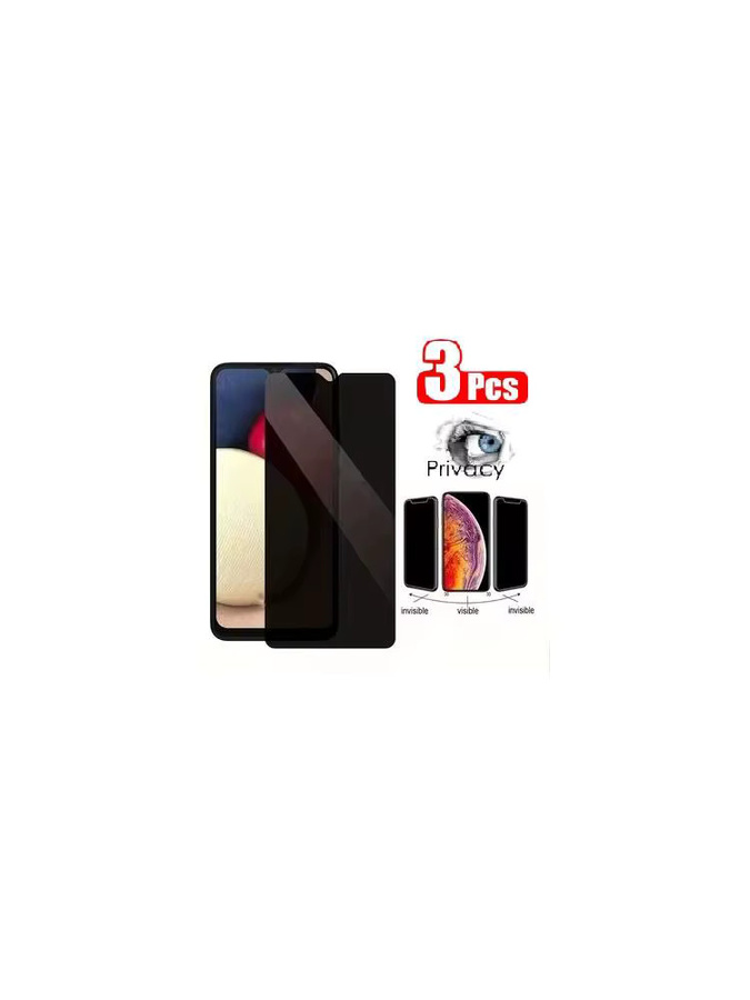 3er-Pack Anti-Spion Schutzglas für Samsung Galaxy A15 A35 A55 A05 A14 A54 A12 A17 A16 A26, Transparent - Bild 6