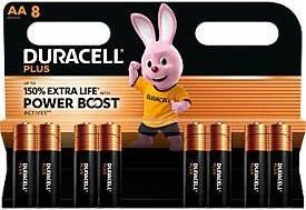 Duracell Batterie Plus Power AA 1,5 V, 8 Stück - Bild 1