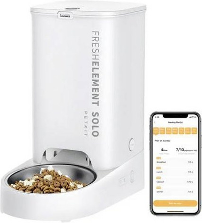 Petkit Fresh Element SOLO New Futterautomat mit App-Steuerung und WiFi in Weiß