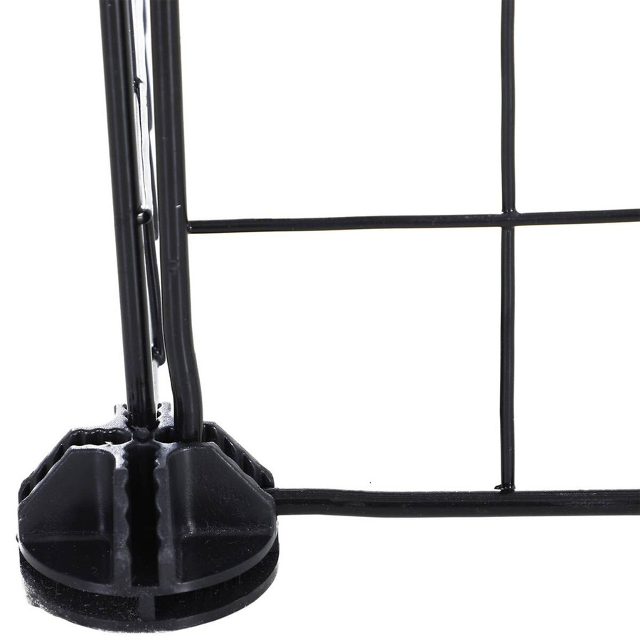 PawHut Laufgitter Freigehege aus Metall und ABS in Schwarz, B/T/H: 73 x 73 x 146 cm - Bild 2