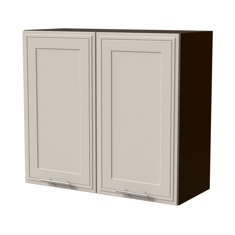 Feldmann-Wohnen Hängeschrank Salo in Lava und Kaschmir Matt mit Kassettenoptik, B/T/H: 80 x 32,5 x 72 cm - Bild 2