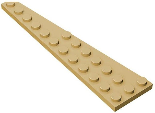 ixBricks 47397 Keil 12x3 Links Bausteine Platte 10-teiliges Set - Bild 1