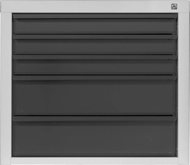 PROREGAL Schubladenschrank Kobra mit 5 Schubladen in Lichtgrau und Anthrazitgrau, H x B x T: 60 x 70 x 43,5 cm - Bild 1