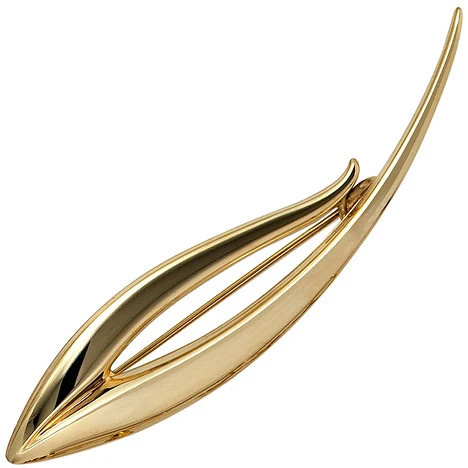 Colfem Brosche 333 Gelbgold, Unisex - Bild 1