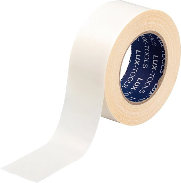 LUX-TOOLS Boden-Verlegeband doppelseitig in Weiß, Breite: 5 cm, Länge: 25 m - Bild 1