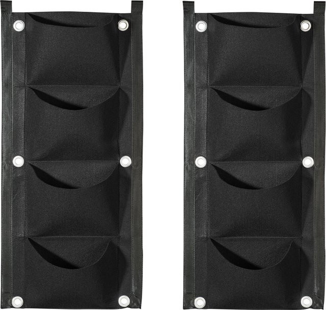 PARKSIDE Vlies-Pflanzsack Set 2-teilig Wand-Pflanzsack Schwarz - Bild 1
