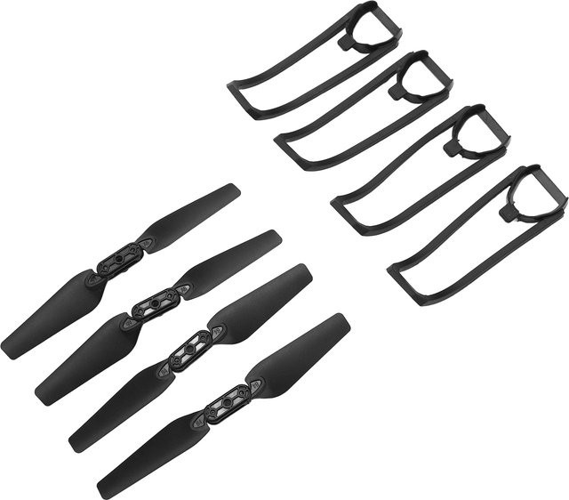 Docooler Quadcopter-Propeller-Schutzhülle für E99 Drohne, zusammenklappbares Zubehör-Set in Schwarz - Bild 1