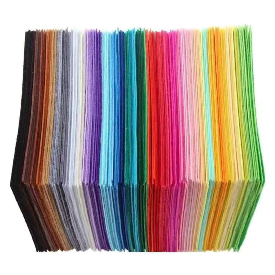 40 Stück bunte Filzstoff-Quadratblätter, 1 mm dick, für Handarbeiten und DIY-Projekte - Bild 4