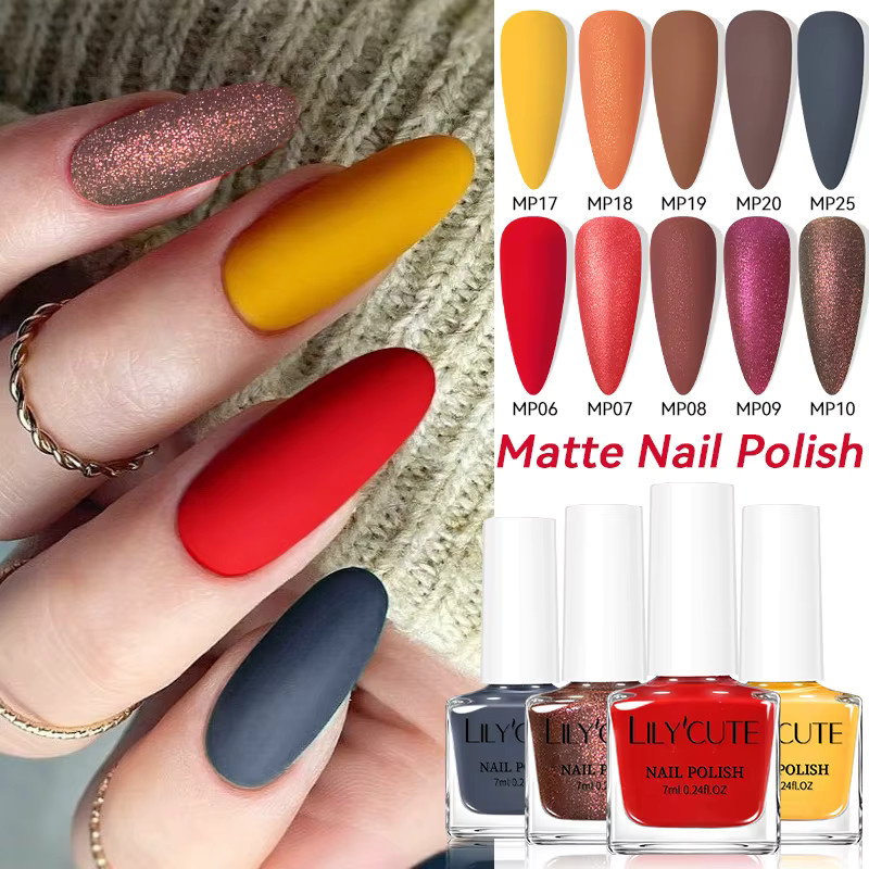 LILYCUTE Nagellack, Matt, 28 Farben, 7 ml - Bild 3