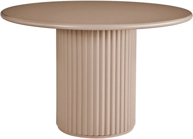 Vente-unique Esstisch Tamarzo Modern Rund in Braun, B/T/H: 120 x 120 x 76 cm - Bild 1