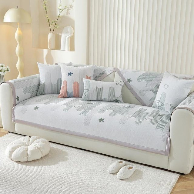 Super Six Chenille Sofa Kissen für alle Jahreszeiten, rutschfest und waschbar, B/B: 70 x 70 cm - Bild 1