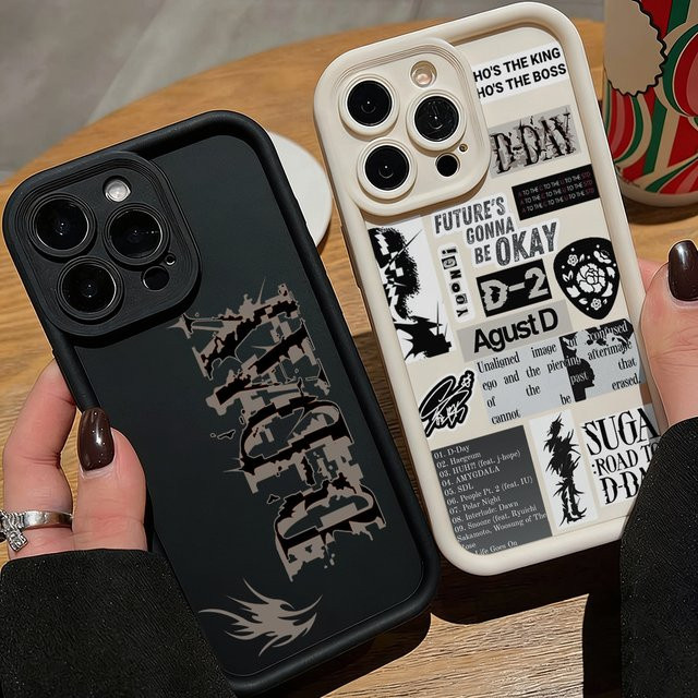 Handyhülle Heißer Rapper S-Suga D-DAY für iPhone 11 bis 17 Pro Max und weitere Modelle, weiche TPU Rückseite, multicolour - Bild 1