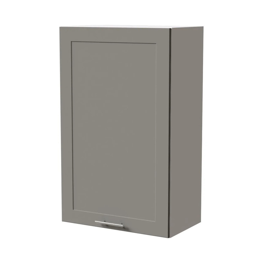 Feldmann-Wohnen Hängeschrank Oslo W4/60/1 in Weiß und Staubgrau Matt mit Soft-Close-Türen, B/T/H: 60 x 32,5 x 96 cm - Bild 2