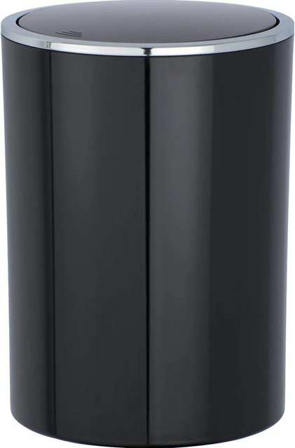 Wenko Schwingdeckeleimer Inca Schwarz 5 l - Bild 1