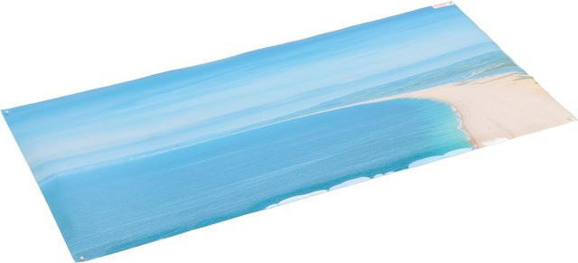 Selbstklebende 3D Aquarium Hintergrund Tapete von mfySpace in Weiß und Blau, B: 91 cm, H: 50 cm - Bild 1