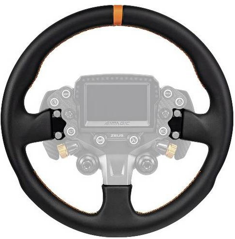 SIMAGIC ZS-330RR Racing Lenkrad mit Lederbezug für PC Simulation in Schwarz - Bild 1