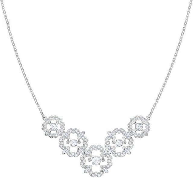 Swarovski Halskette, Sparkling Danceflower, Weiß, Damen - Bild 1
