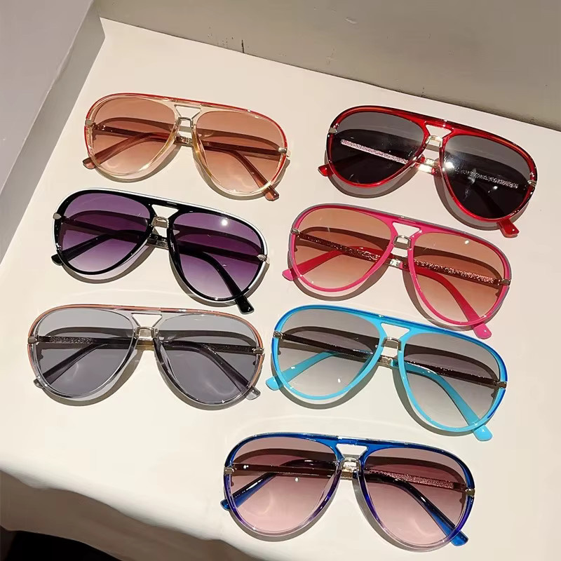 Aviator Sonnenbrille, Metall, Vollrand, Unisex - Bild 2