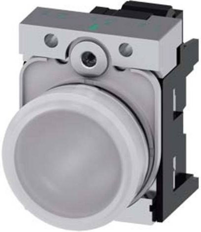 Siemens Leuchtmelder in Weiß aus Metall 3SU1156-6AA60-3AA0 - Bild 1