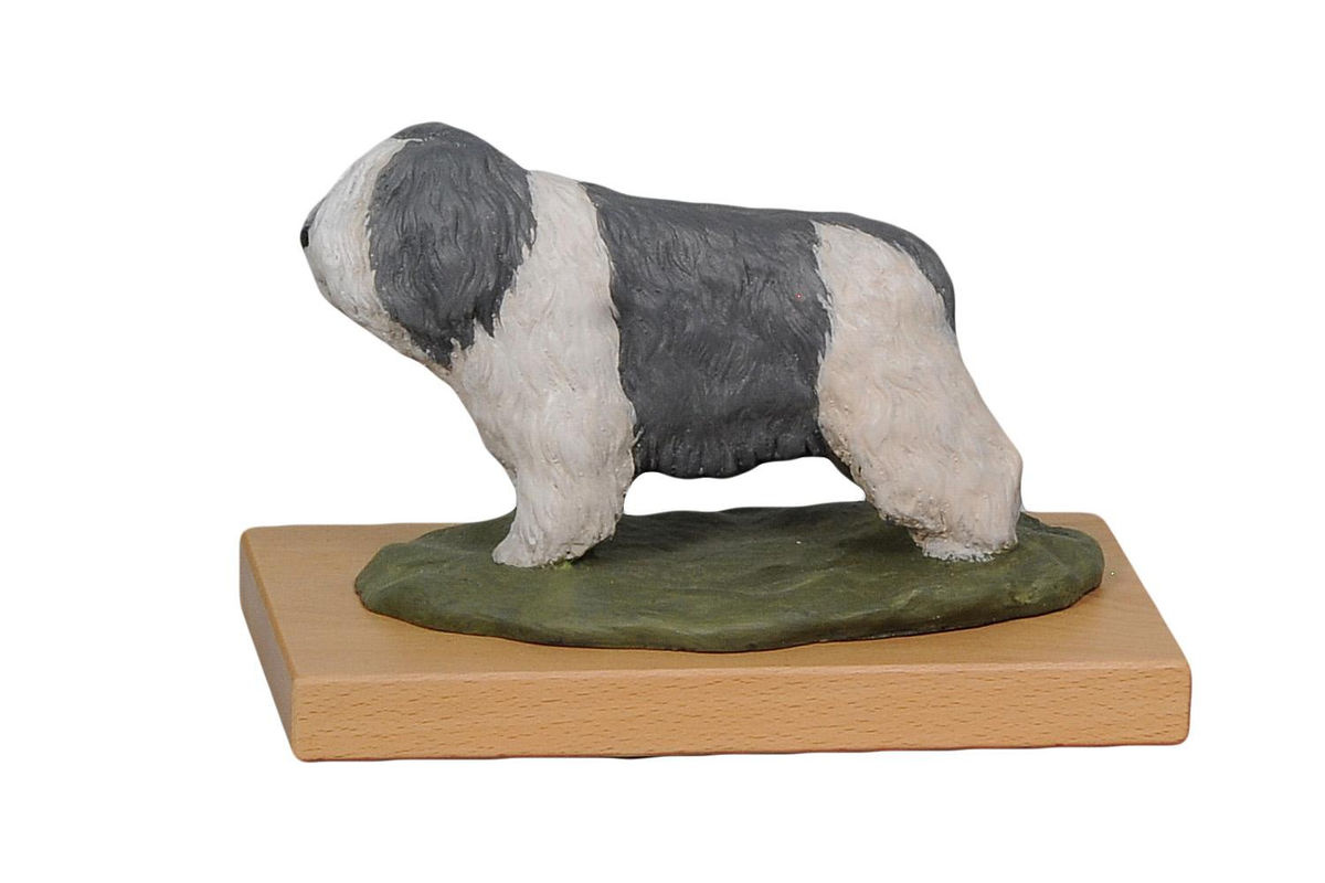Bemalte Figur Polnischer Tiefland-Schäferhund PON von Art-Dog in Braun und Mehrfarbig aus Kunstharz - Bild 2
