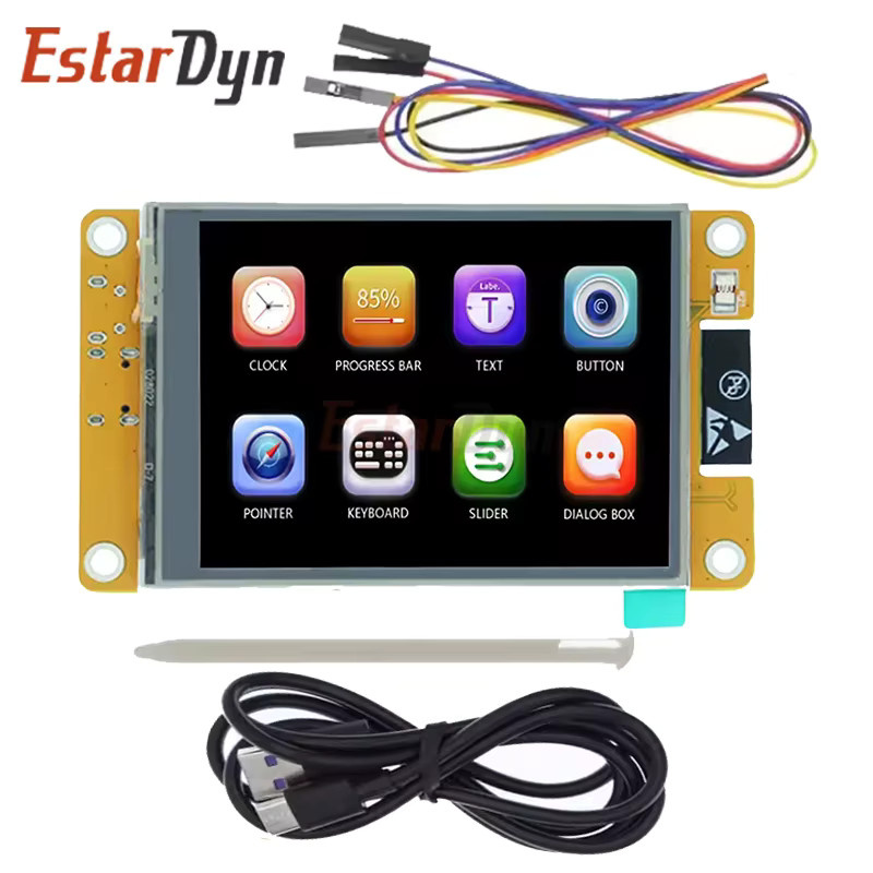 Estardyn ESP32 LVGL Smart Display mit 2,8 Zoll LCD TFT Modul, WiFi und Bluetooth, Touchscreen, Multicolor - Bild 3