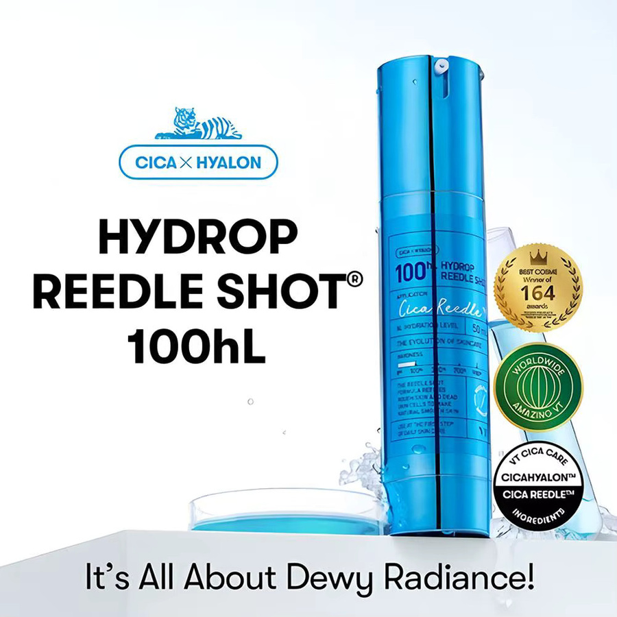 VT Cosmetics Hydrop Reedle Shot Serum, 50 ml, Niacinamid, Centella Asiatica - Bild 3