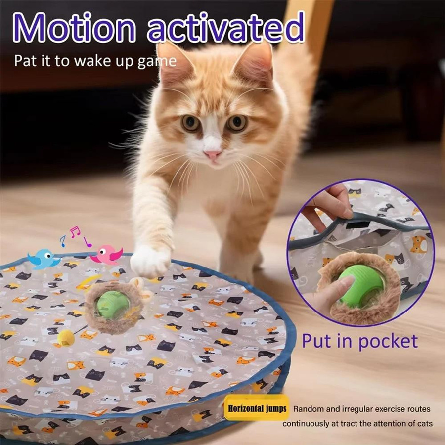 Oudun Intelligentes interaktives Katzenspielzeug Ball - Bild 5