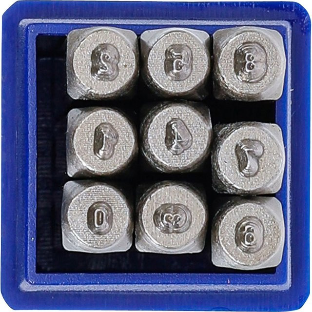 BGS Einschlagzahlen 2 mm aus Stahl 3031 - Bild 2