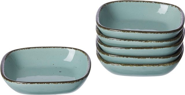 Ritzenhoff & Breker Dipschalen-Set Casa aus Keramik in Türkis, 6er Set, Durchmesser: 10 cm - Bild 1
