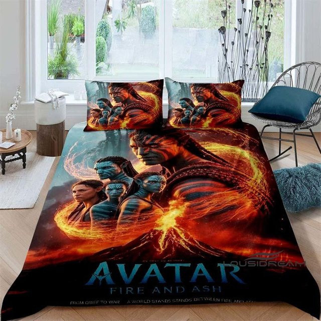 Avatar The Way of Water Bettwäsche-Set mit 1 Bettbezug und 2 Kissenbezügen, Multicolor, B/H: 155 x 200 cm - Bild 1