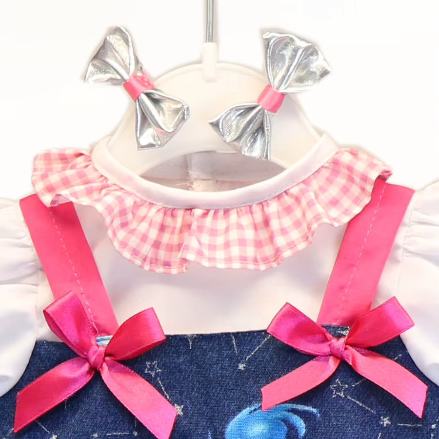 Ying Huan Mei Puppenkleid-Outfit Galaxy-Print, Weltraum, Zubehör - Bild 4