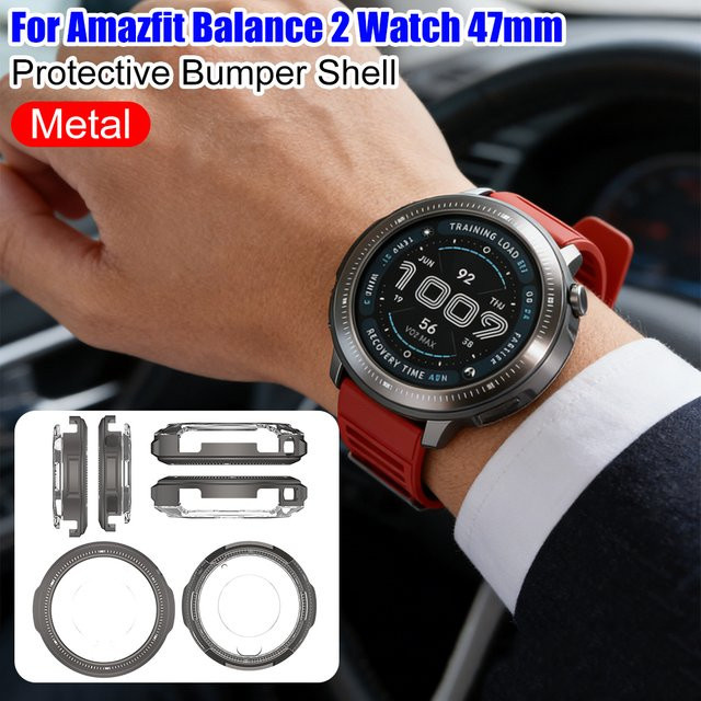 Amazfit Uhrengehäuse Metall, Schwarz, Smartwatch-Zubehör - Bild 1