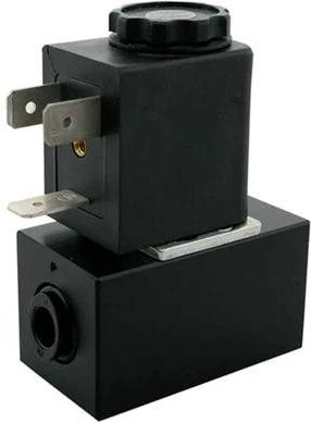 Pro Valve Magnetventil 621.06.04131.12VDC aus Messing in Schwarz mit 6mm Anschluss und 12 V/DC - Bild 1