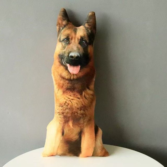 Yiran Health & Beauty Simulationshund Plüschtier, 50cm, Braun - Bild 1