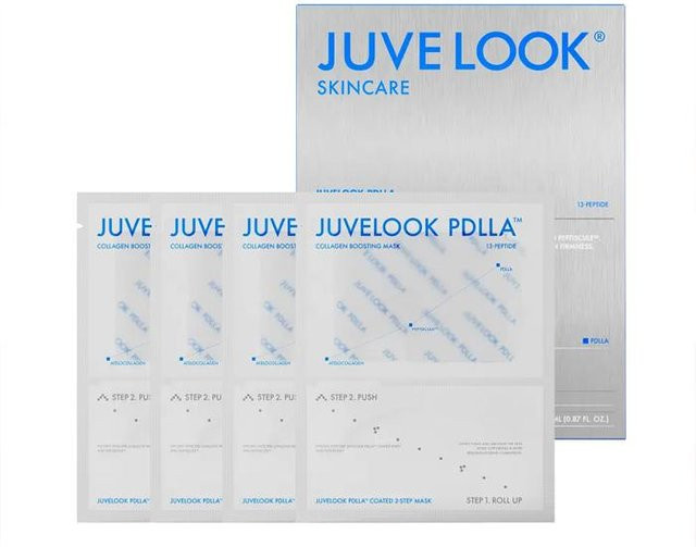 JUVELOOK Anti-Aging-Maske, 4 Blätter, mit Peptide, Unisex - Bild 1
