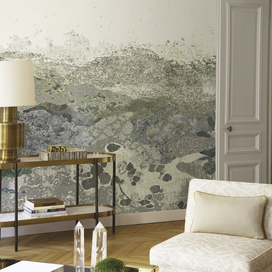 Nobilis Mural Oreades GRD80 Wandgestaltung in Grau und Multicolour mit Steinoptik und abstraktem Design - Bild 1